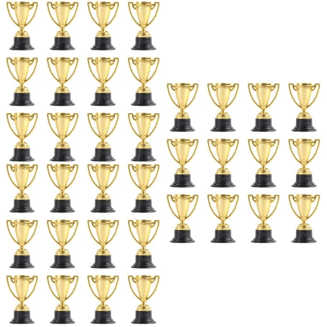 48 Pcs Reward Small Trophy Plastic Child Soccer Kids Gifts Basketball