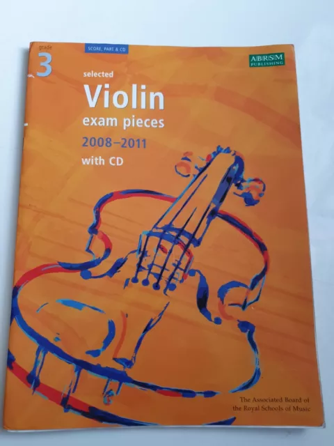 ABRSM Selected Violin Exam Pieces 2008 - 2011 Grade 3