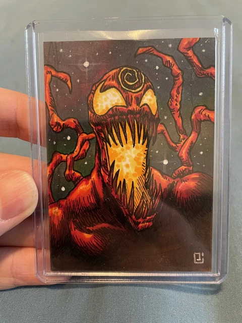 2020 Upper Deck Marvel Masterpieces Sketch Card - Carnage - Peejay Catacutan 1/1