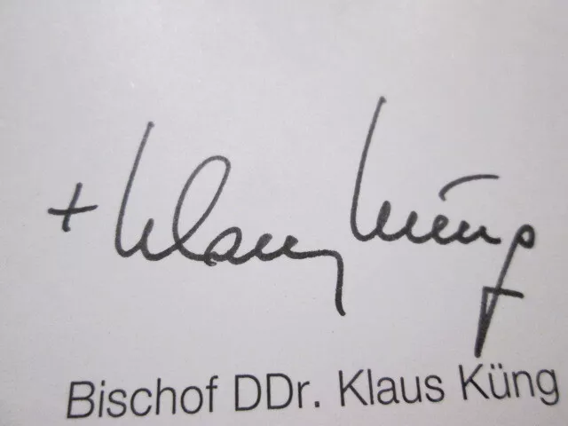 Original Autogramm Klaus Küng /// Bischof St. Pölten /// Autogramm Autograph sig 3