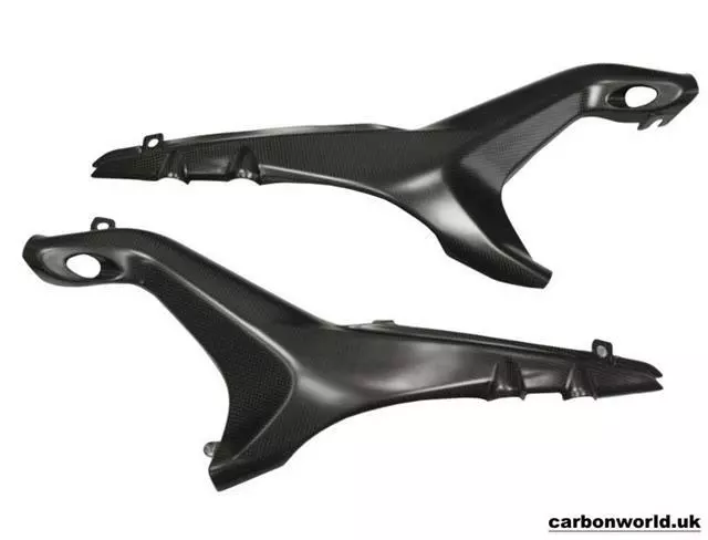 Carbonworld Carbon Lower Seat Subframe Side Panels Ducati Streetfighter V4 Matt