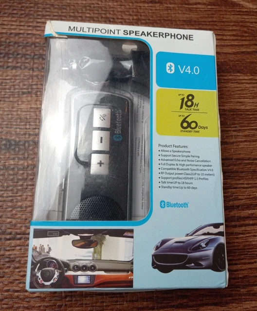 MultiPoint Bluetooth Speaker Phone For Car Hand Free