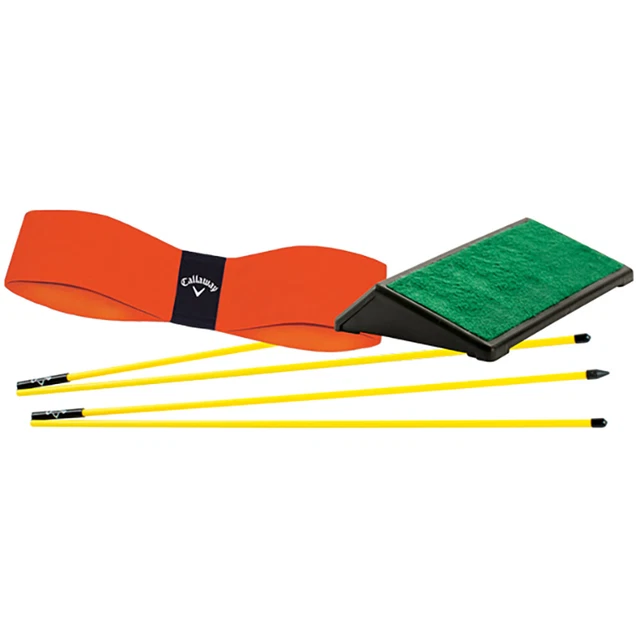 Callaway Basic Golf Swing Trainer Aid Bundle with Align Stix and Power Platform