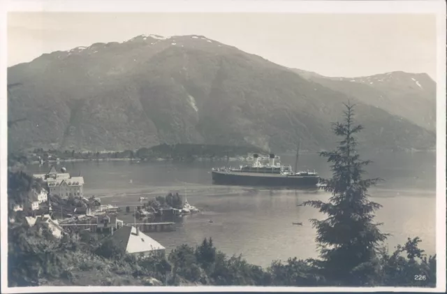 NORWAY Balestrand Balholm RPPC 1930s