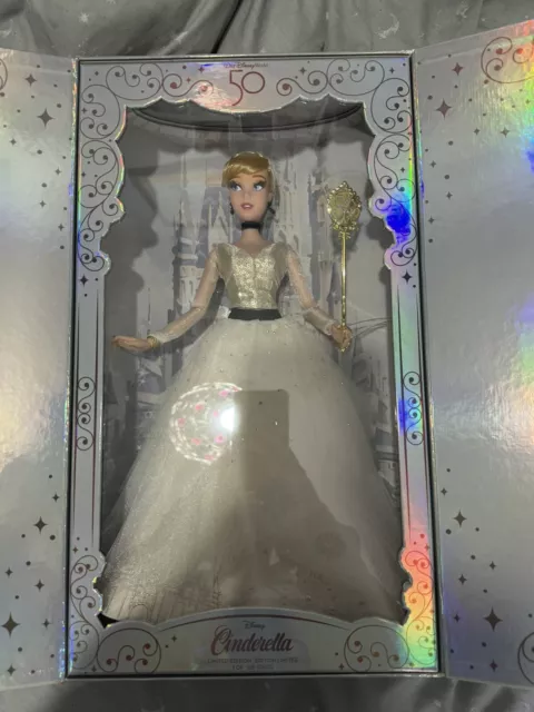 Disney Store Cinderella Walt Disney World 50th Anniversary Limited Edition Doll