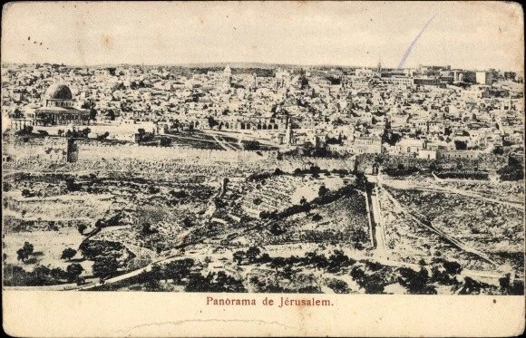 Ak Jerusalem Israel, Panorama - 3851333