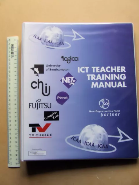 Vintage Icaa Ict Teacher Training Manual From 1999 Collectable Ephemera About 17