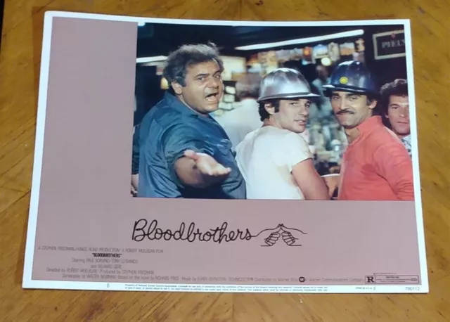 Bloodbrothers 1978 Lobby Card #8 Richard Gere Paul Sorvino