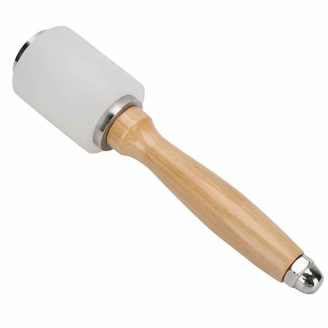 Martillo para tallar cuero, Mazo profesional de cuero de nailon, Martillo...