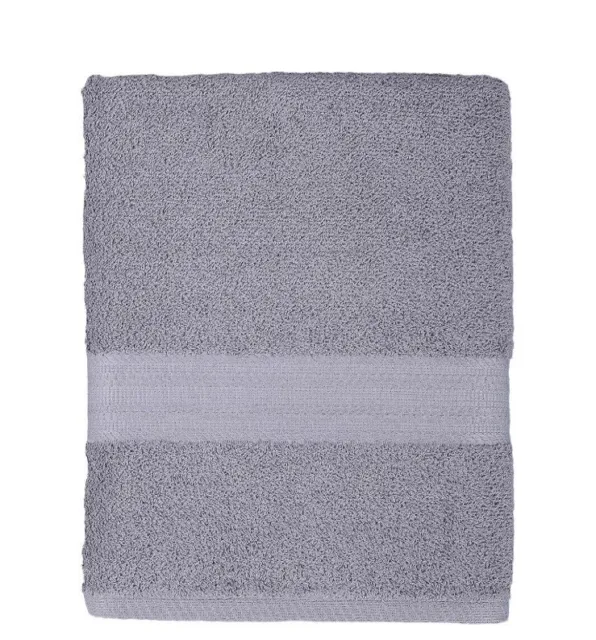The Big One Solid Bath Towel In Gray