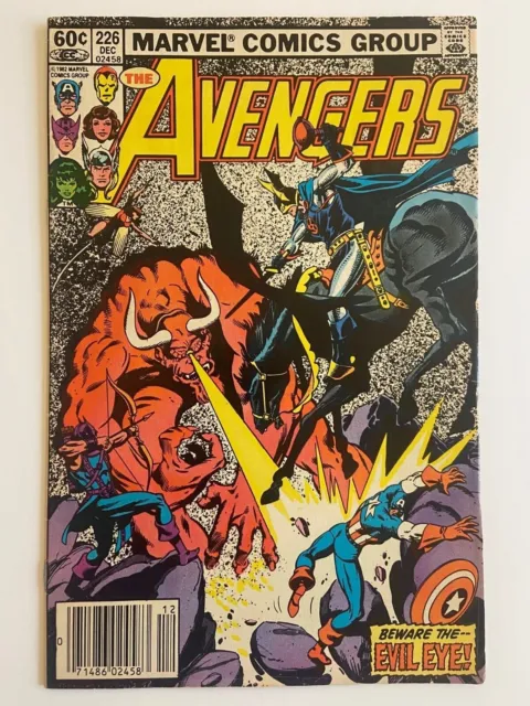 The Avengers Vol 1 # 226 Marvel Comics Comic Book Black Knight Iron Man Thor 