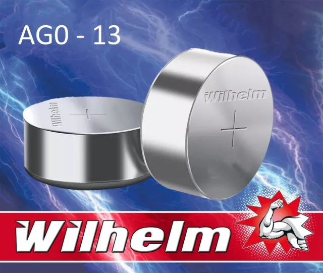 Wilhelm Knopfzellen Batterien AG 0 1 2 3 4 5 6 7 8 9 10 11 12 13