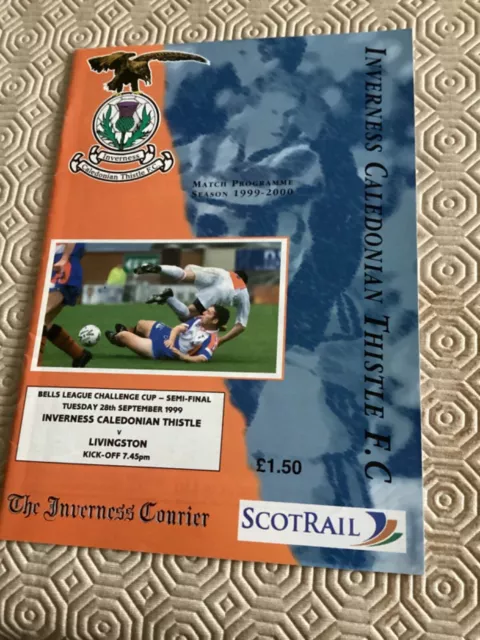 1999/00 Inverness CT v Livingston   B&Q Cup Semi Final