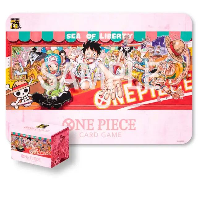 One Piece Card Game Playmat and Card Case Set - 25a Edizione Inglese