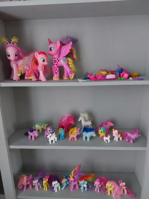 Pacchetto lotto di lavoro cavalli My Little Pony marca mista MLP con accessori