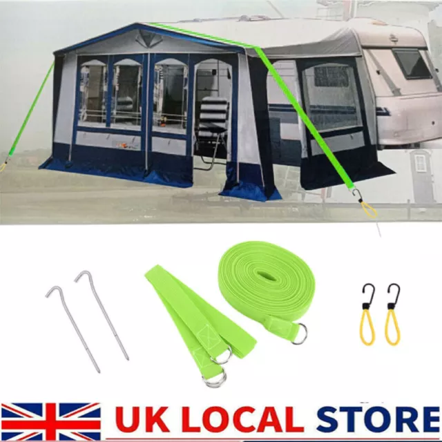 Adjustable Awning Storm Strap Over Roof Awning Tie Down Kit Caravan Motorhome