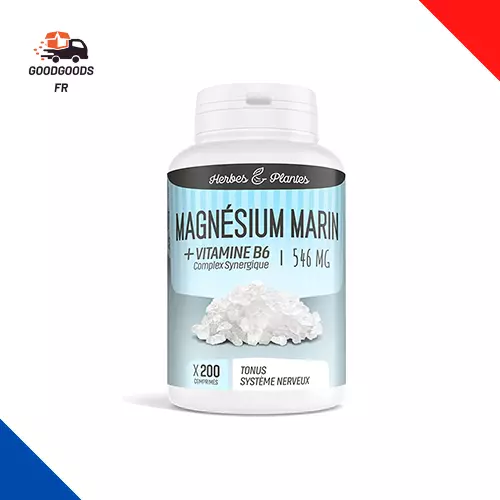 Herbes Et Plantes Magnésium Marin, 546 Mg, 200 Comprimés