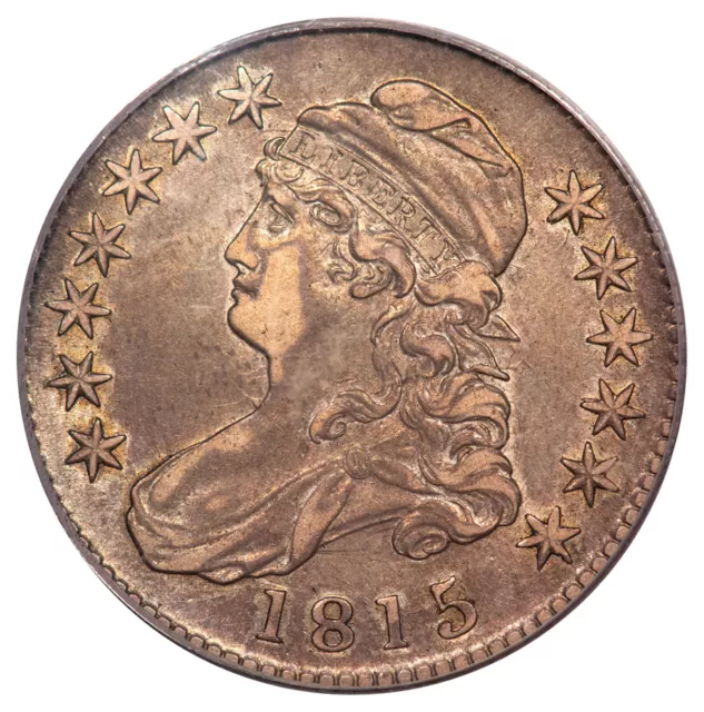 1815/2 O-101A 50C Capped Bust Half Dollar PCGS OGH XF40