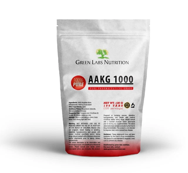 Comprimés AAKG 1000mg Sowelo - Pompe Musculaire & Performance, 120 Comprimés, Neuf