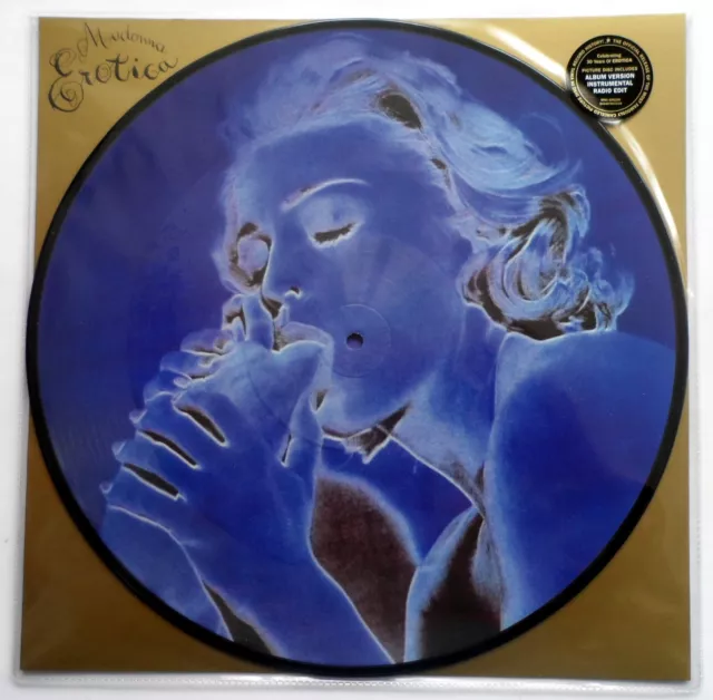 Madonna - Erotica 12" Picture Disc Vinyl 2022 Reissue *New*