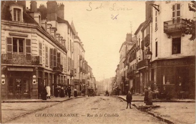 CPA CHALON-sur-SAONE - Rue de la Citadelle (295776)