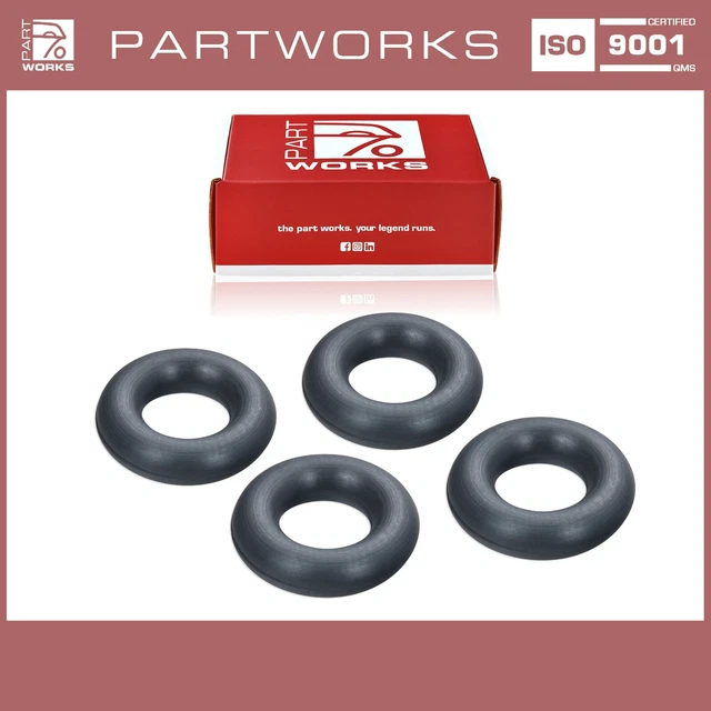 Alloggiamento Catena O-Ring Testa Cilindro Per Porsche 964 Ponte Olio Tubo Pressione 4X