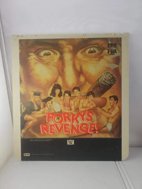 Porky's Revenge CED Capacitance Electronic Disc Vintage