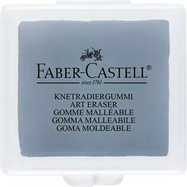 Faber-Castell Pencil and Ink Eraser - Blue and White - Pack of 3 - 188239