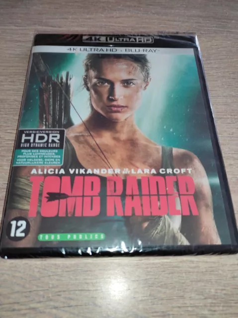 * Tomb Raider 4K + Blu Ray Neuf Sous Blister Vf