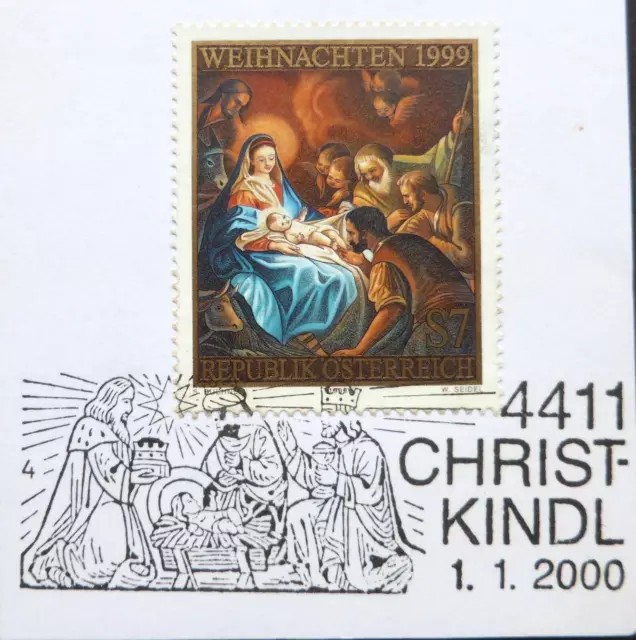 Österreich  Sonderstempel 2000 Weihnachten, Christkindl