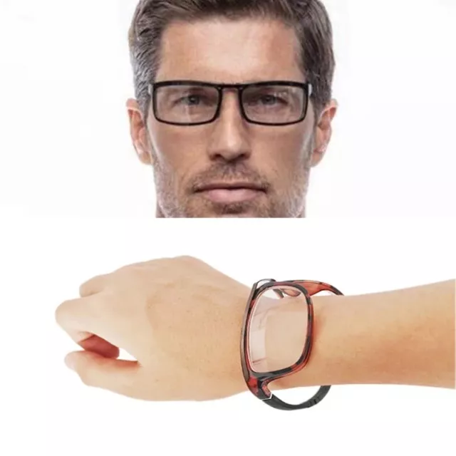 Magnet Hanging Folding Slap On Wrist Folding Reading Glasses Wrist Watch Glasses