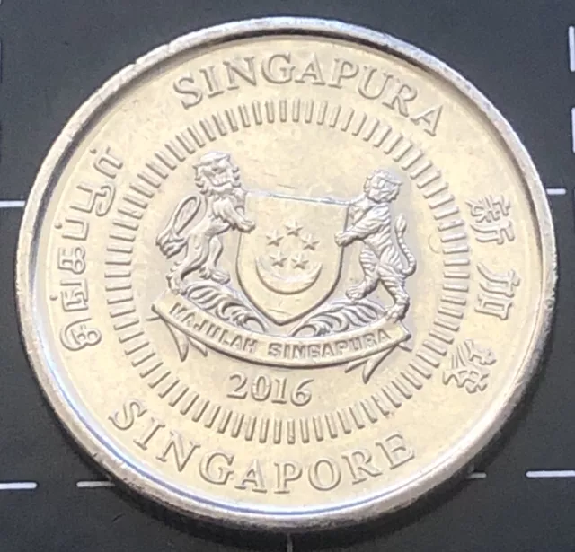 2016 Singapore Ten Cents 10 Cent Coin - Singapura
