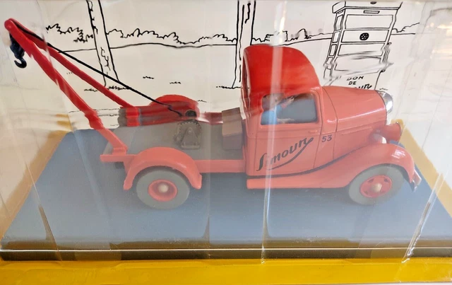Tintin - 2 coches de tintin 1/24 - la depanneuse Luxor - l' auto