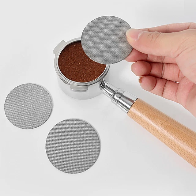 Filtre à Pression Inox Pour Machine Expresso – Compatible 1 & 2 Tasses – Double Paroi Pour Crème Parfaite