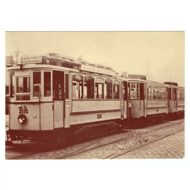 AK Hamburg / Hamburger Hochbahn AG 1978, Triebwagen 1894/96, 2 Beiwagen Bj. 1926