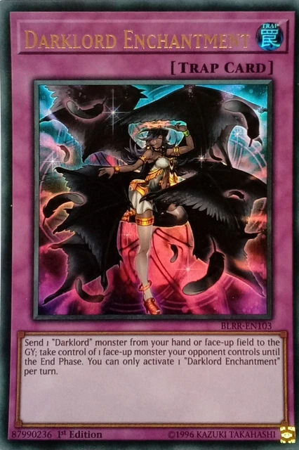 Darklord Enchantment - BLRR-EN103 - Ultra Rare 1st Edition Yu-Gi-Oh! Card - View #2