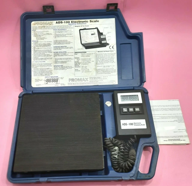 Promax ADS-100 Electronic Charging Scale Rang 0 to 199 Lbs / 100 Kg