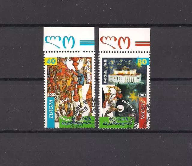 Georgien  (2002) Mi.Nr.  397 + 398  gestempelt / used (1ebay41) EUROPA Cept