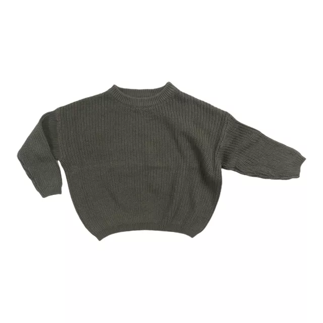 Maglione pullover a maniche lunghe neonato bambino bambina bambino bambina cotone 2