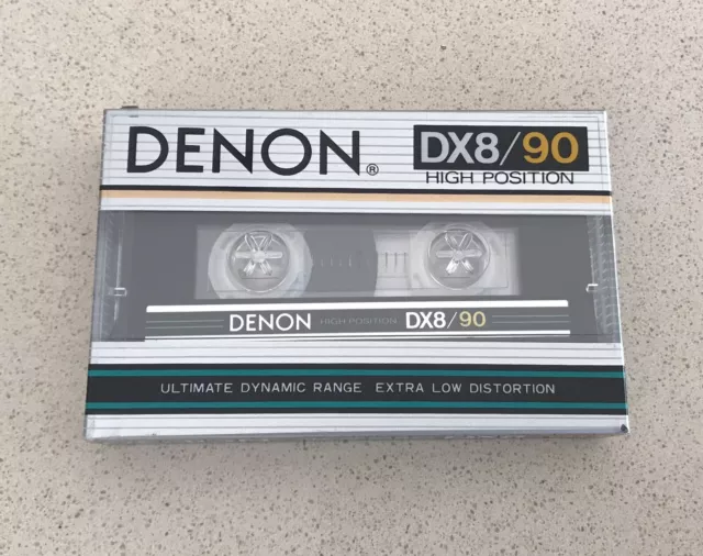 Denon DX8/90 Cassette Tape - BLANK NEW SEALED