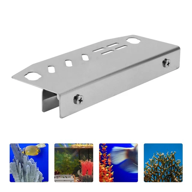 Estante para herramientas acuáticas acero inoxidable raspador de algas accesorios para acuario plata