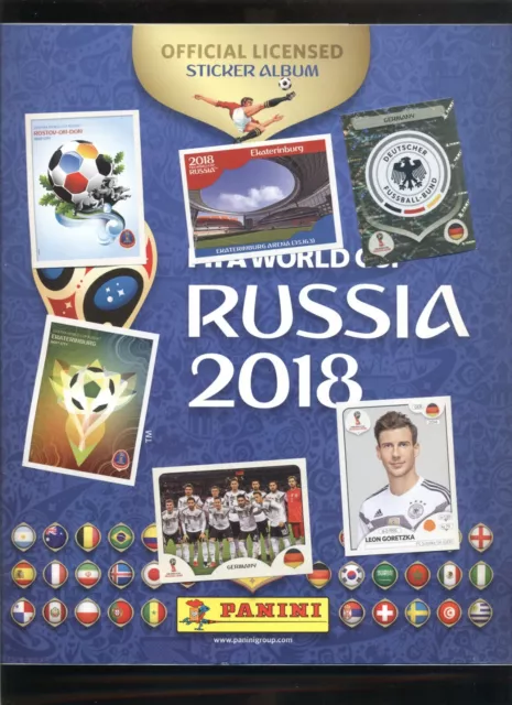 Panini WM 2018 Rußland 10 Sticker aus 00 - 681 aussuchen World Cup  2018