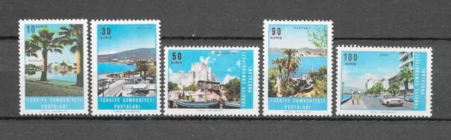 TURKEY TURQUIE - 1966 YT 1778 à 1782 - TIMBRES NEUFS** MNH LUXE