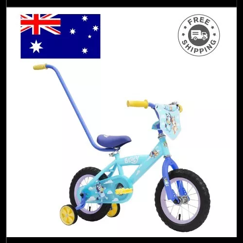 Bluey Kids Bike 30cm with removable Training Wheels 3+ Years Brand New