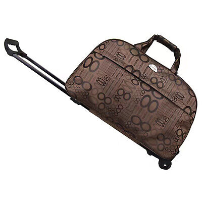 23" Wheeled Rolling Duffle Bag Oxford Waterproof Carry On Travel Trolley Luggage 3