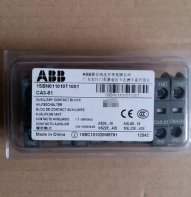 1PC NEW Normally open auxiliary contact CA3-01 1NC