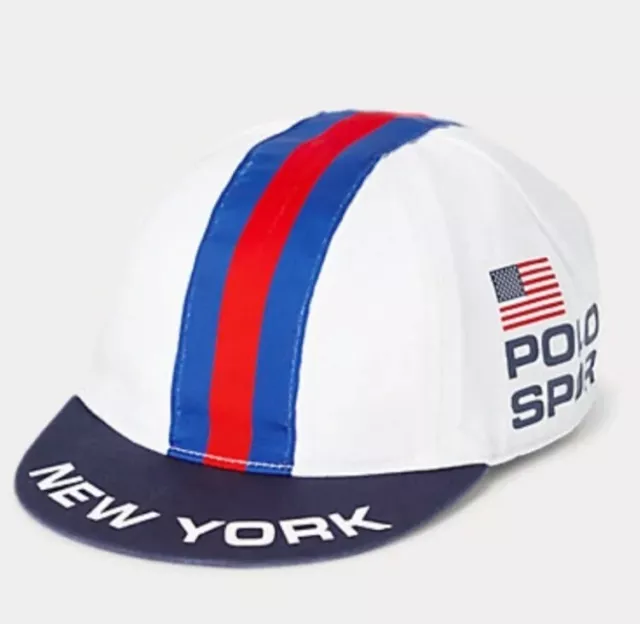 POLO RALPH LAUREN Men's Polo Sport Brooklyn New York Cycling Cap NWT L/XL