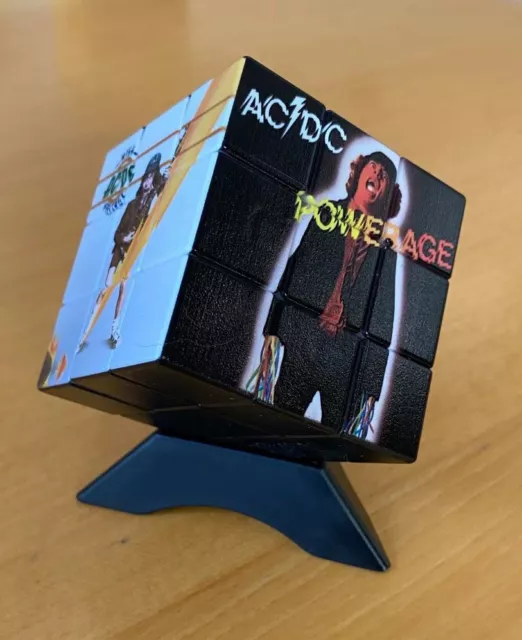 AC/DC Rubiks' Cube and presentation box. Amazing gift idea!