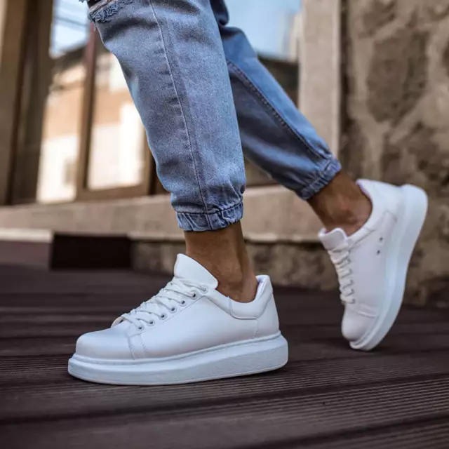 Men's Women's Sneakers High Top Sports Trainers Walking Casual Fashion Shoes