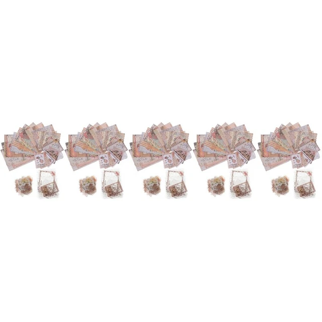 5 Sets von Scrapbooking Supplies Journal DIY Kit Journals Planer Papieraufkleber